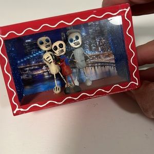 Day of the Dead ‘Vacation in Paris’ Diorama - Rare Folk Art